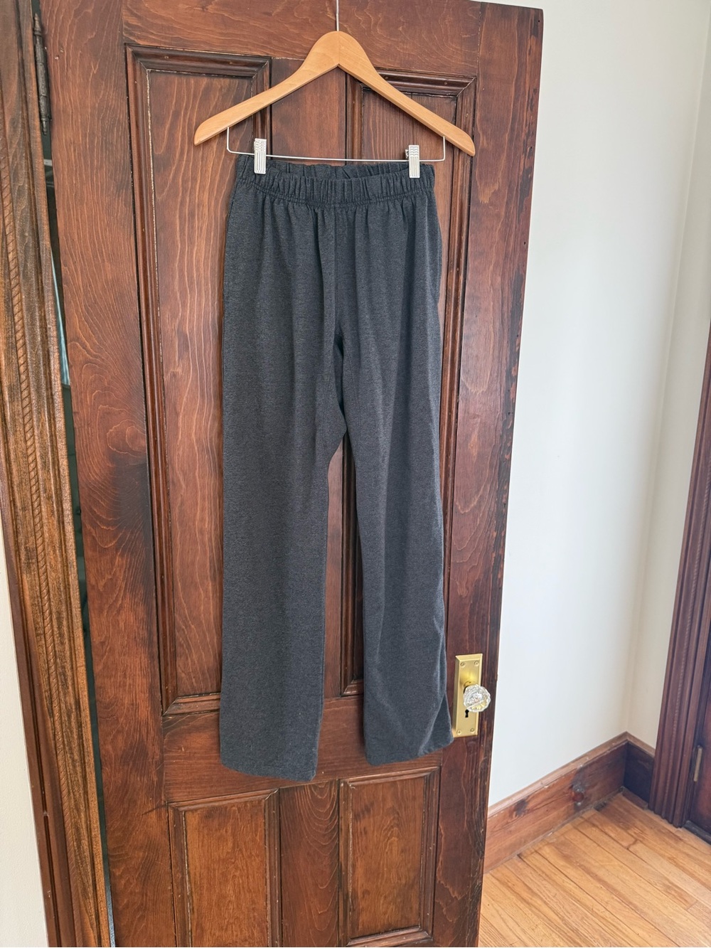 Men's Gray Elastic-Waist Sweatpants